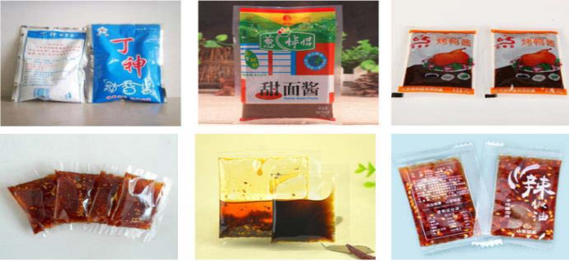 袋裝水冰袋液體自動包裝機包裝袋子展示圖